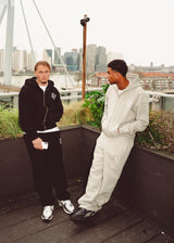 DIVERENT PRESENCE HEAVYWEIGHT SWEATPANTS BLACK - DIVERENT